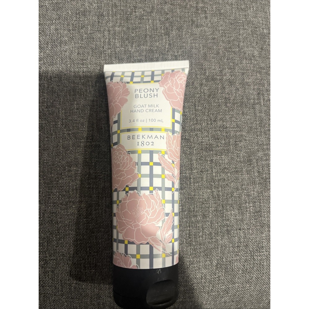 BEEKMAN 1802 PURE GOAT MILK HAND CREAM PEONY BLUSH 3.4OZ New Sealed